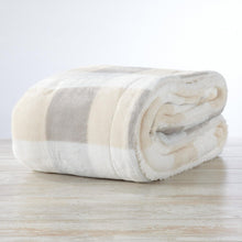Load image into Gallery viewer, Velvet Plush Sherpa Luxury Bed Blanket - Kinsley Collection