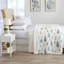 Load image into Gallery viewer, Velvet Plush Sherpa Luxury Bed Blanket - Kinsley Collection