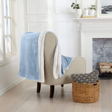 Load image into Gallery viewer, Velvet Plush Sherpa Luxury Bed Blanket - Kinsley Collection