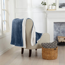 Load image into Gallery viewer, Velvet Plush Sherpa Luxury Bed Blanket - Kinsley Collection