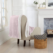 Load image into Gallery viewer, Velvet Plush Sherpa Luxury Bed Blanket - Kinsley Collection