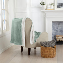 Load image into Gallery viewer, Velvet Plush Sherpa Luxury Bed Blanket - Kinsley Collection