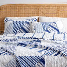 Load image into Gallery viewer, Navy Stripe Quilt - Midnight Bay Collection