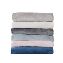 Load image into Gallery viewer, Solid Plush Fitted Sheet - Velvet Luxe Collection