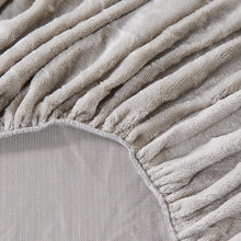 Load image into Gallery viewer, Solid Plush Fitted Sheet - Velvet Luxe Collection