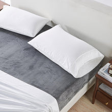Load image into Gallery viewer, Solid Plush Fitted Sheet - Velvet Luxe Collection