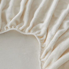 Load image into Gallery viewer, Solid Plush Fitted Sheet - Velvet Luxe Collection