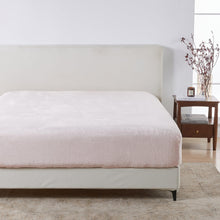 Load image into Gallery viewer, Solid Plush Fitted Sheet - Velvet Luxe Collection