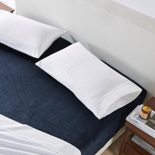 Load image into Gallery viewer, Solid Plush Fitted Sheet - Velvet Luxe Collection