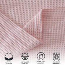 Load image into Gallery viewer, 100% Cotton Waffle Weave Blanket - Mikala Collection