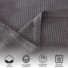 Load image into Gallery viewer, 100% Cotton Waffle Weave Blanket - Mikala Collection