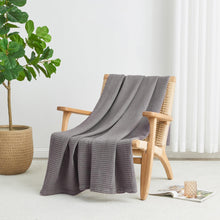 Load image into Gallery viewer, 100% Cotton Waffle Weave Blanket - Mikala Collection