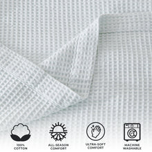 Load image into Gallery viewer, 100% Cotton Waffle Weave Blanket - Mikala Collection