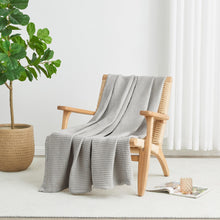 Load image into Gallery viewer, 100% Cotton Waffle Weave Blanket - Mikala Collection