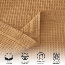 Load image into Gallery viewer, 100% Cotton Waffle Weave Blanket - Mikala Collection