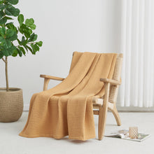 Load image into Gallery viewer, 100% Cotton Waffle Weave Blanket - Mikala Collection