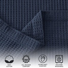 Load image into Gallery viewer, 100% Cotton Waffle Weave Blanket - Mikala Collection