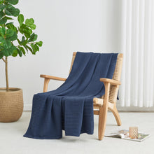 Load image into Gallery viewer, 100% Cotton Waffle Weave Blanket - Mikala Collection