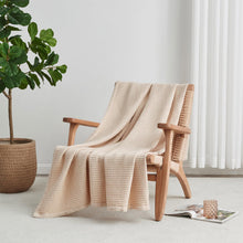 Load image into Gallery viewer, 100% Cotton Waffle Weave Blanket - Mikala Collection