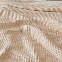 Load image into Gallery viewer, 100% Cotton Waffle Weave Blanket - Mikala Collection