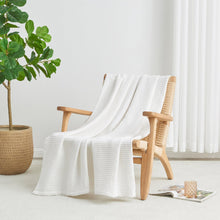 Load image into Gallery viewer, 100% Cotton Waffle Weave Blanket - Mikala Collection