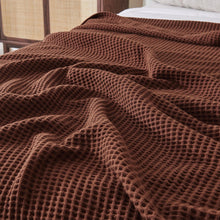 Load image into Gallery viewer, 100% Cotton Waffle Weave Blanket - Mikala Collection