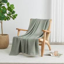Load image into Gallery viewer, 100% Cotton Waffle Weave Blanket - Mikala Collection