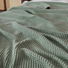 Load image into Gallery viewer, 100% Cotton Waffle Weave Blanket - Mikala Collection