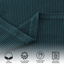 Load image into Gallery viewer, 100% Cotton Waffle Weave Blanket - Mikala Collection