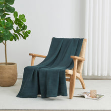 Load image into Gallery viewer, 100% Cotton Waffle Weave Blanket - Mikala Collection