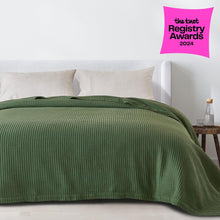 Load image into Gallery viewer, 100% Cotton Waffle Weave Blanket - Mikala Collection