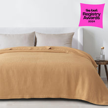Load image into Gallery viewer, 100% Cotton Waffle Weave Blanket - Mikala Collection