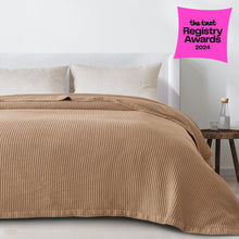 Load image into Gallery viewer, 100% Cotton Waffle Weave Blanket - Mikala Collection