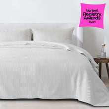Load image into Gallery viewer, 100% Cotton Waffle Weave Blanket - Mikala Collection