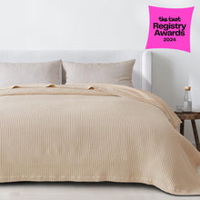Load image into Gallery viewer, 100% Cotton Waffle Weave Blanket - Mikala Collection