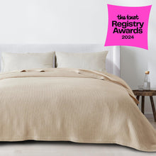Load image into Gallery viewer, 100% Cotton Waffle Weave Blanket - Mikala Collection