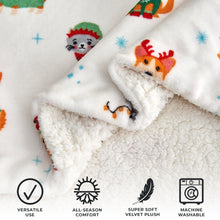 Load image into Gallery viewer, Holiday Sherpa Throw - Esmay Collection