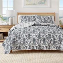 Load image into Gallery viewer, Coastal Printed Cotton Quilt Set - Bernice Collection