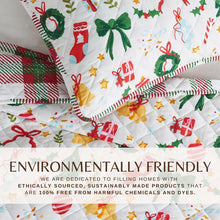 Load image into Gallery viewer, Colorful Holiday Quilt Set - Midnight Magic Collection