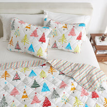 Load image into Gallery viewer, Colorful Holiday Quilt Set - Midnight Magic Collection