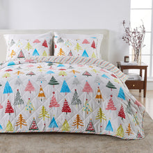 Load image into Gallery viewer, Colorful Holiday Quilt Set - Midnight Magic Collection