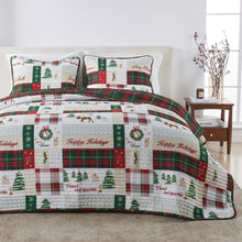 Load image into Gallery viewer, Colorful Holiday Quilt Set - Midnight Magic Collection