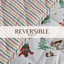 Load image into Gallery viewer, Colorful Holiday Quilt Set - Midnight Magic Collection