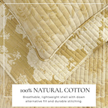 Load image into Gallery viewer, Floral Printed Cotton Quilt Set - Corin Collection