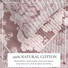 Load image into Gallery viewer, Floral Printed Cotton Quilt Set - Corin Collection