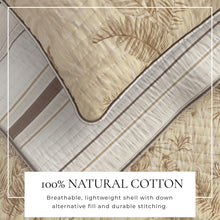 Load image into Gallery viewer, Floral Printed Cotton Quilt Set - Mendocino Collection