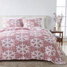 Load image into Gallery viewer, Matelassé Snowflake Quilt Set - Nino Collection