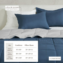 Load image into Gallery viewer, Reversible Comforter Set - Odette Collection