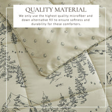 Load image into Gallery viewer, Reversible Christmas Comforter and Sham Set - Holiday / Lodge Odette Collection