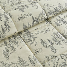 Load image into Gallery viewer, Reversible Christmas Comforter and Sham Set - Holiday / Lodge Odette Collection